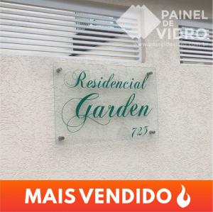 PAINEL DE VIDRO PARA CONDOMINIO VIDRO TEMPERADO 6MM 40x60cm IMPRESSÃO ALTA RESOLUÇÃO   ACOMPANHA PROLONGADORES E GABARITO DE INSTALAÇÃO